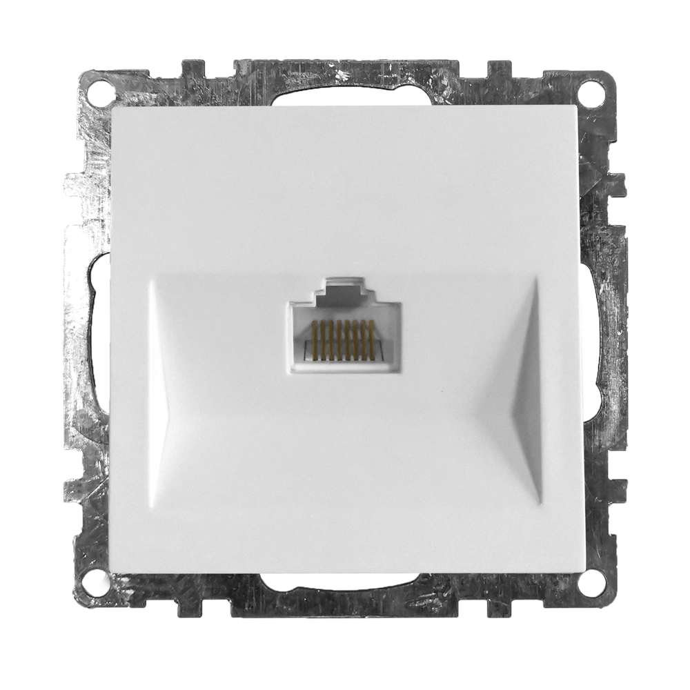Розетка Катрин 1м RJ-45 GFS00-7107-01 мех.белый