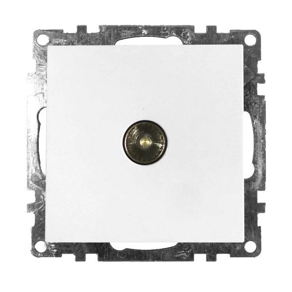 Розетка Катрин ТВ 1м GLS00-7108-01 мех.белый