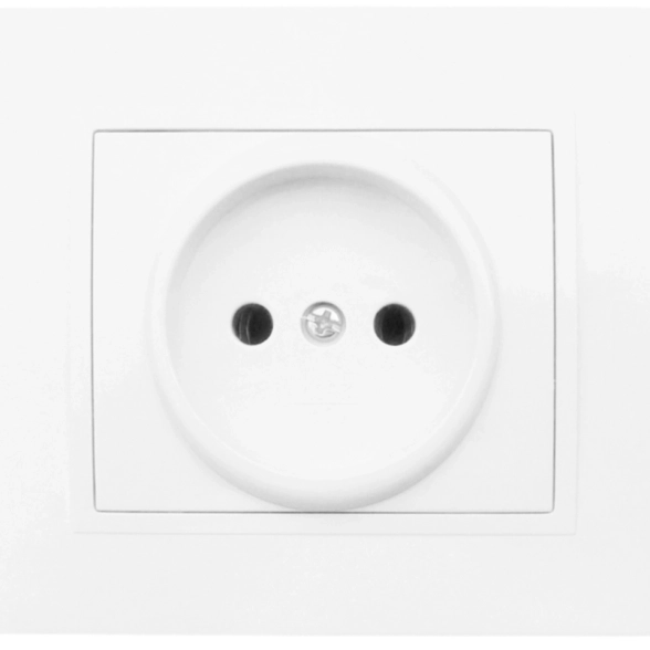 Розетка Tango House 1м б/з СП 10А белая