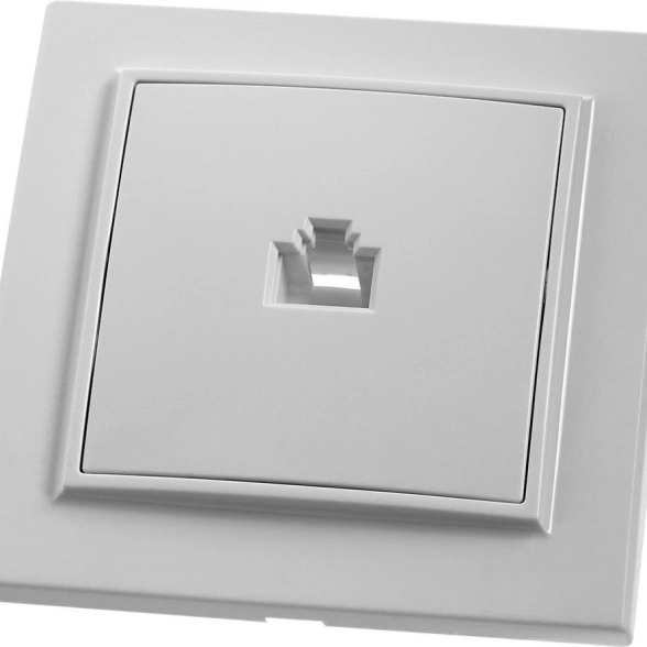 Розетка Эрна 1м комп.RJ-45 PST00-9007-01 белый