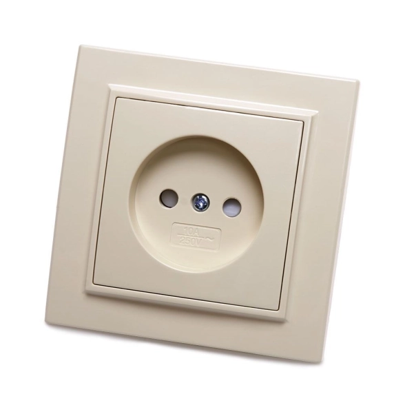 Розетка Эрна 1м б/з PST10-9009-02 сл.кость