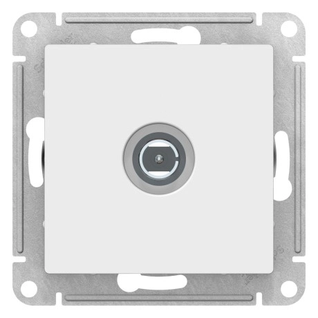 Розетка ATLAS СП TV прох.1DB 16A мех.белый ATN000193