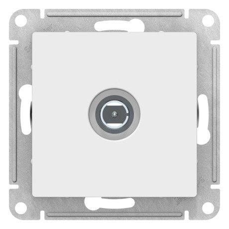 Розетка ATLAS СП TV прох.1DB 16A мех.белый ATN000193