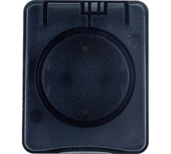 Розетка AtlasDesign Profi54 1-я с/з с/шт 16А антрацит