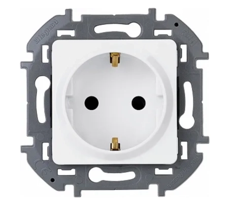 Механизм розетки INSPIRIA Legrand с/з белый