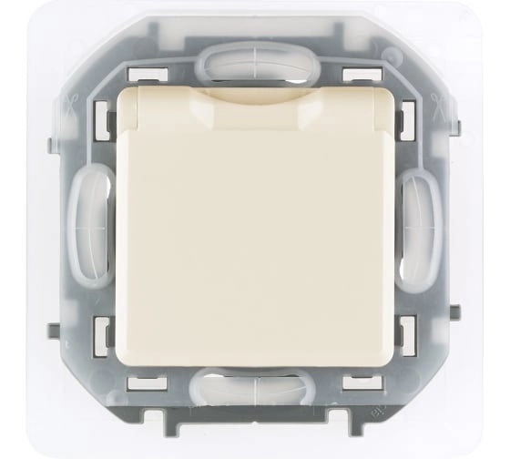 Механизм роз. INSPIRIA Legrand с/з с/шт с/кр сл.кость IP44