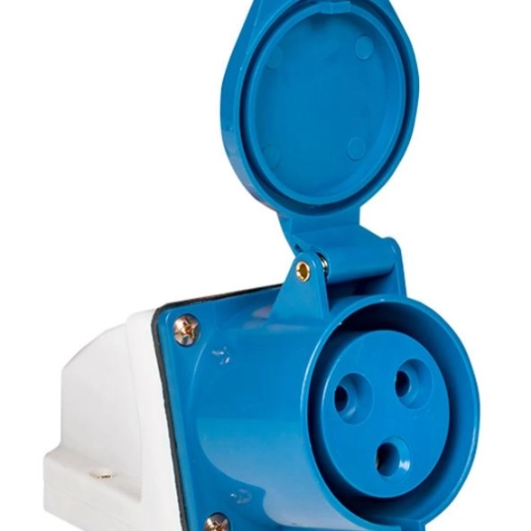 Розетка стационарная 123 2P+PE 32A 220B IP44 EKF PROxima