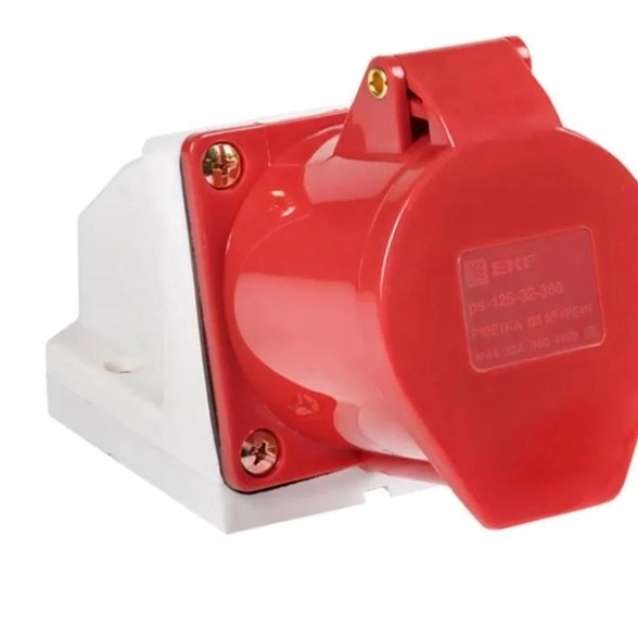 Розетка стационарная 125 3P+PE+N 32A 380B IP44 EKF PROxima