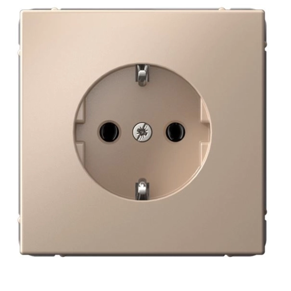 Розетка ARTGALLERY с/з 16А мех. песочный
