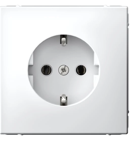 Розетка ArtGallery 1-я с/з 16А белый