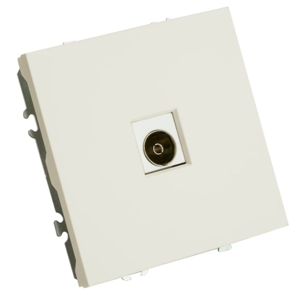 Розетка Эмили TV 1м мех. RST00-5108-01 бел.фарфор