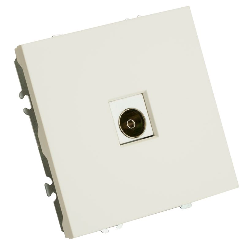 Розетка Эмили TV 1м мех. RST00-5108-01 бел.фарфор