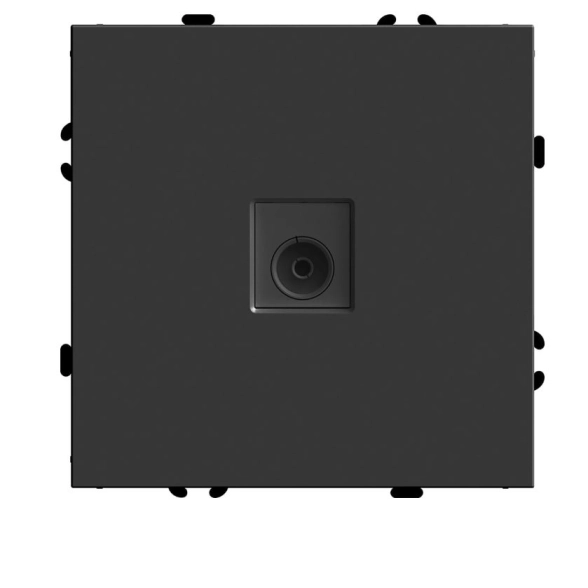 Розетка Эмили TV 1м мех. RST00-5108-05 черн.уголь