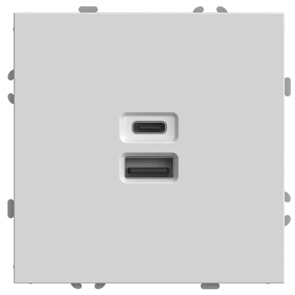 Розетка Эмили 2м USB+Type C RST10-5115-01 бел.фарфор