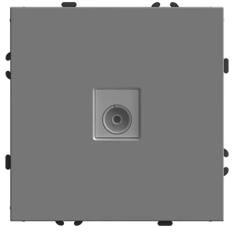 Розетка Эмили TV 1м мех. RST00-5108-10 платин-серый