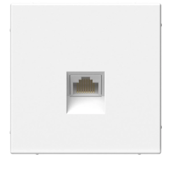 Розетка комп. ArtGallery RG45 кат.6А мех. белый