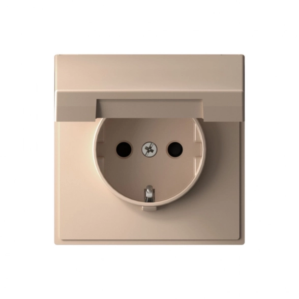 Механизм розетки ArtGallery с/з/шт/кр 16А IP20 песочный