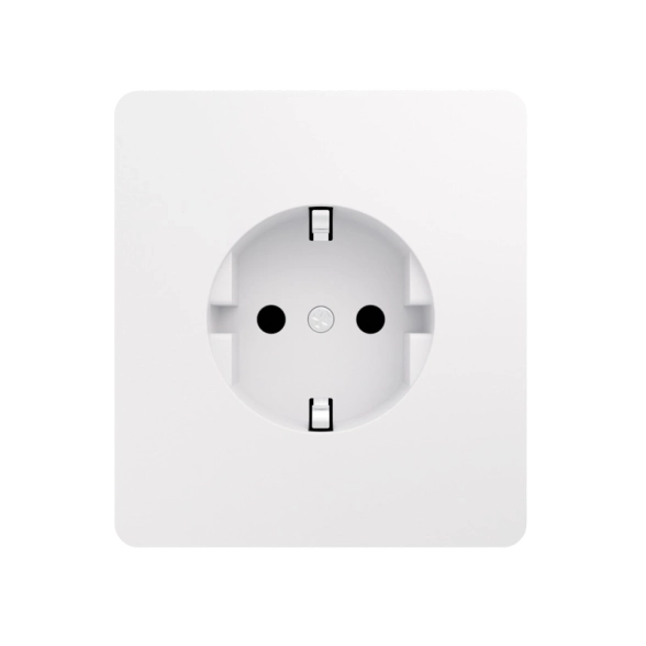 Розетка ROUND 1-я с/з с/у с/шт 16А перламутр KRANZ