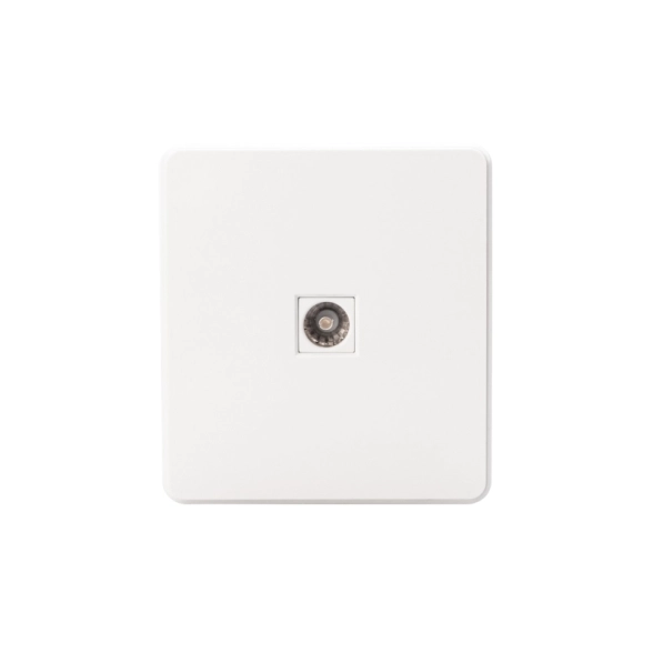 Розетка ROUND TV с/у перламутр KRANZ