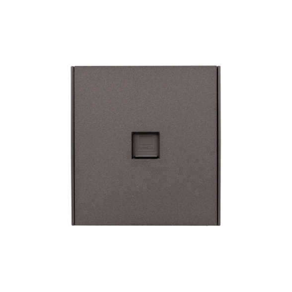 Розетка STRONG комп. RJ45 кат6 с/у графит KRANZ