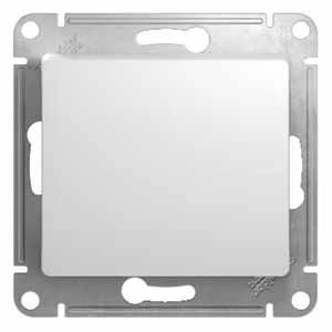Переключатель 1кл бел GLOSSA СП 10А мех GSL000161