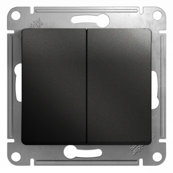 Переключатель Glossa 2кл антр мех GSL000765