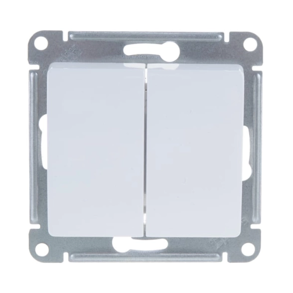 Выключатель Glossa 2кл в/р бел сх.5 GSL000151
