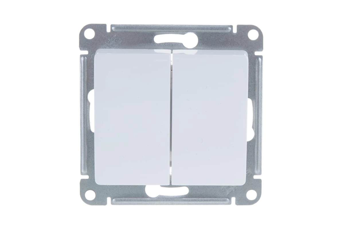 Выключатель Glossa 2кл в/р бел сх.5 GSL000151