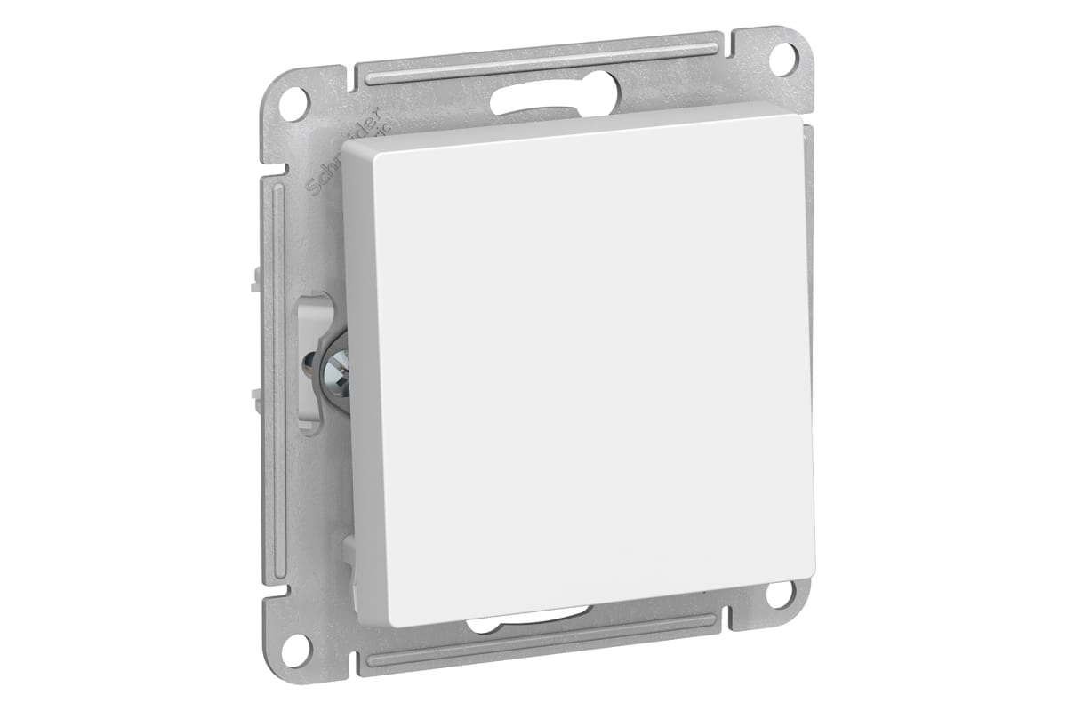 Выключатель ATLASDESIGN 1кл 10AX c.1 мех.бел ATN000111