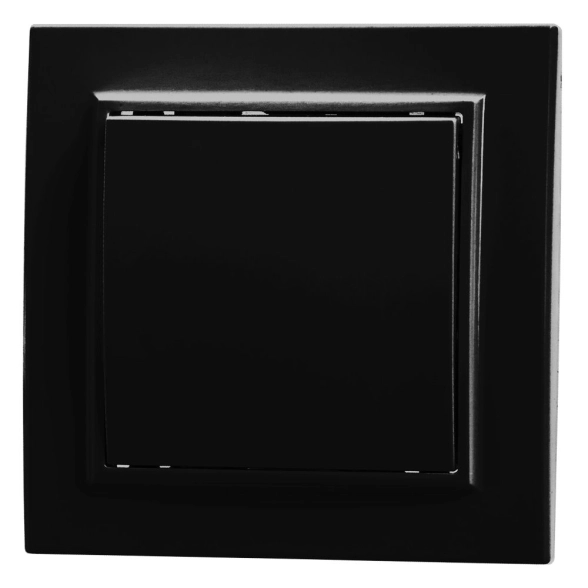 Выключатель Эрна 1кл PSW10-9003-03 черный