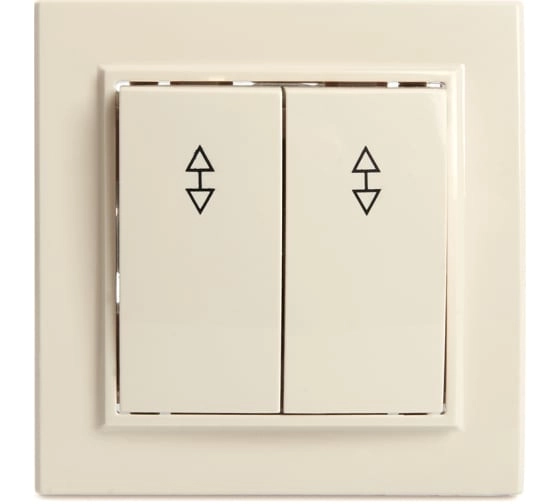 переключатель 2-кл Эрна PSW10-9008-02 слоновая кость