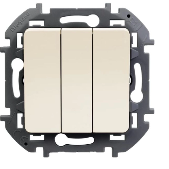 Механизм выкл. INSPIRIA Legrand 3кл сл.кость