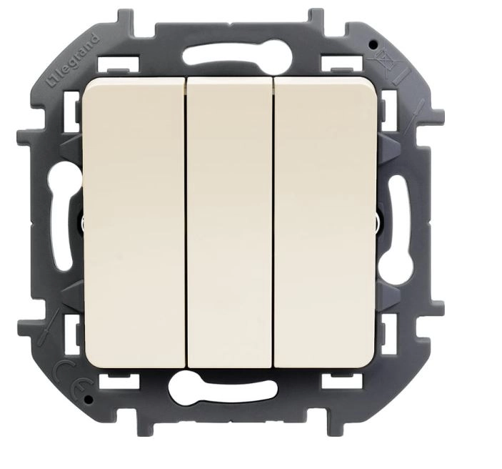 Механизм выкл. INSPIRIA Legrand 3кл сл.кость