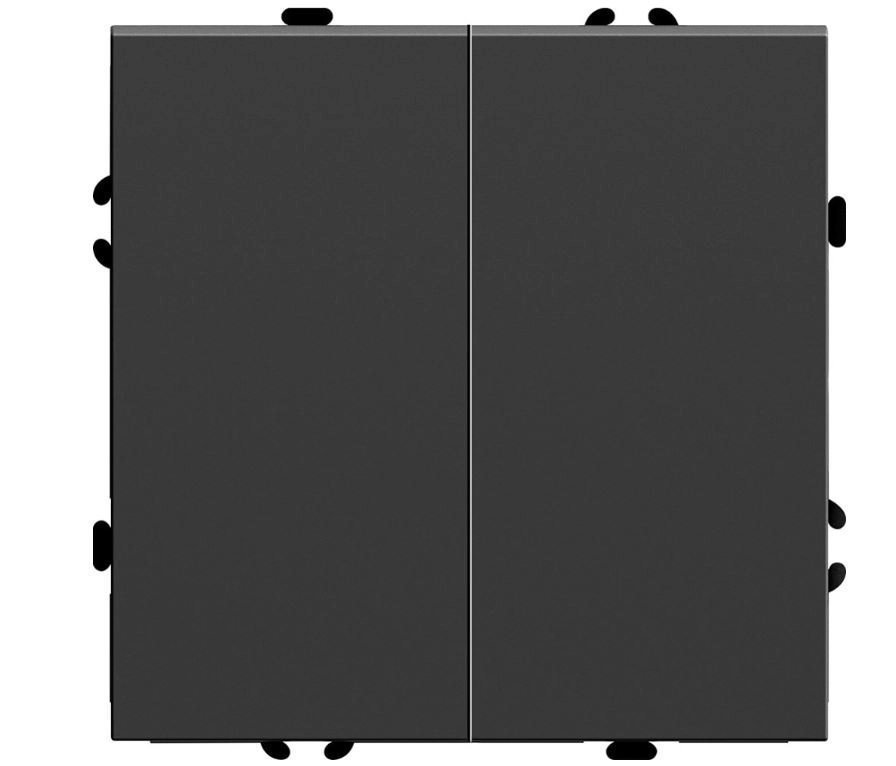 Выключатель Эмили 2кл RSW10-5104-05 черн.уголь