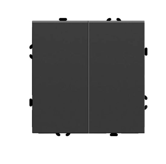 Переключатель Эмили 2кл RSW10-5107-05 черн.уголь