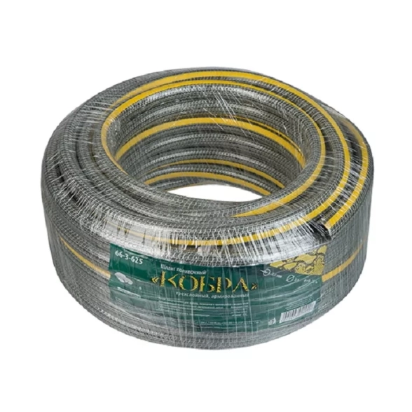 Шланг полив. Кобра ПВХ армир. 3х слой. 3/4" 25м 66-3-625