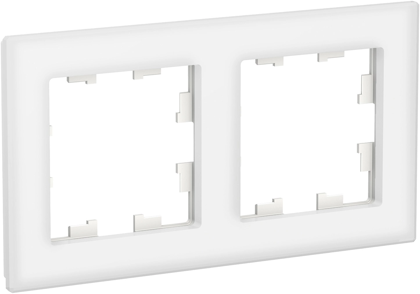 Рамка ATLASDESIGN NATURE 2п стекло бел ATN320102