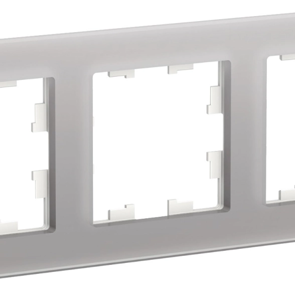 Рамка ATLASDESIGN NATURE 3п стекло алюм ATN320303