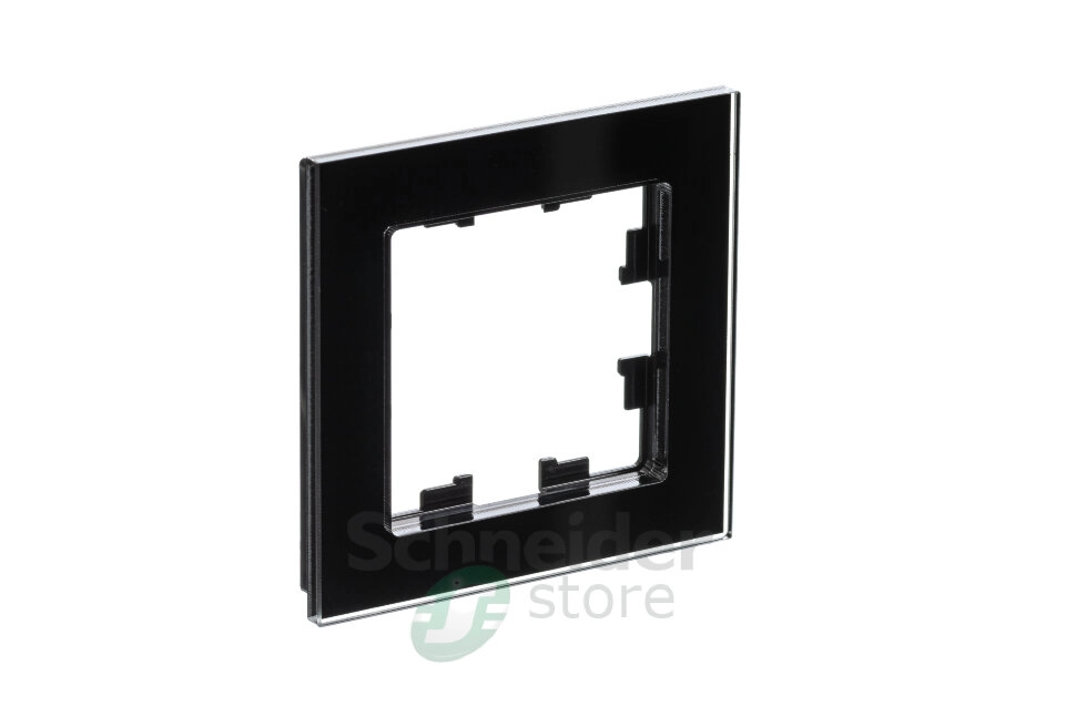 Рамка ATLASDESIGN NATURE 1п стекло черный ATN321001
