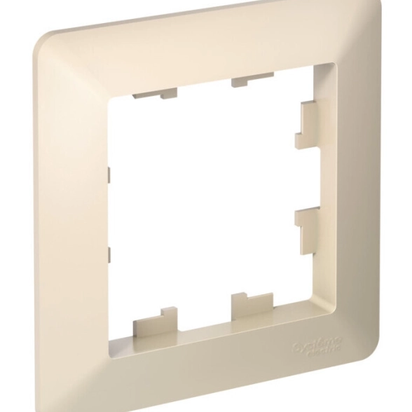 Рамка ATLASDESIGN AIR 1п бежевый/дымч.белый ATN220201