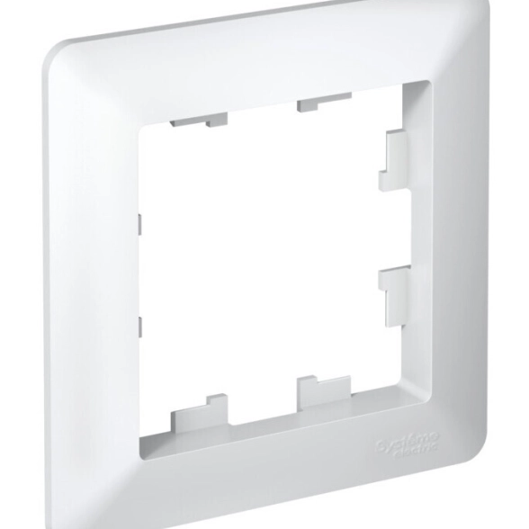 Рамка ATLASDESIGN AIR 1п белый/дымч.белый ATN220101