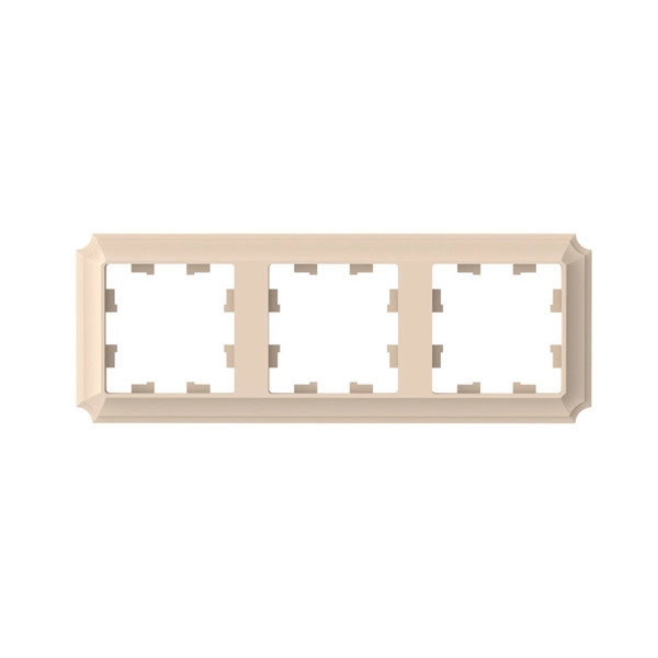 Рамка ATLASDESIGN Antique 3п песочн. универс. ATN101203