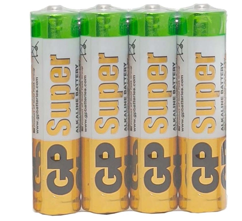 Батарейка GP Super Alkaline AAA-LR03 BP-4 бл.4шт