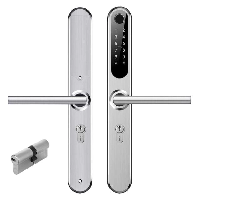 Умный электронный замок Home Slim SILVER Novilock v.4237