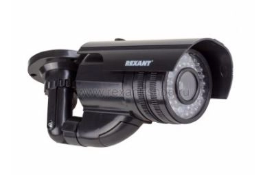 Муляж камеры REXANT уличный цилиндр.черный