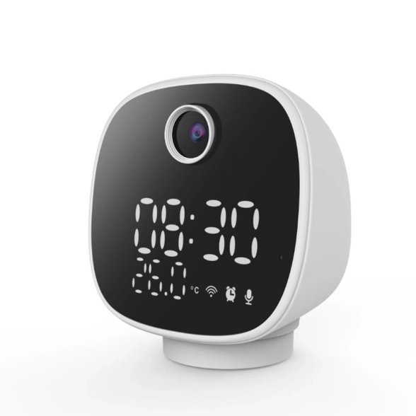 Умная Wi-Fi камера 5в1 часы+термометр+ноник HALSA