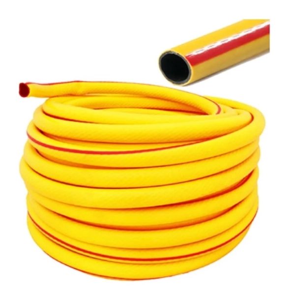 Шланг полив. ПВХ Акварель 3-слойн. армир. 1/2" 25м желтый