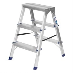 Стремянка РемоКолор 3ст. алюминий 0,65/2,75м 2,6кг 2х-стор.