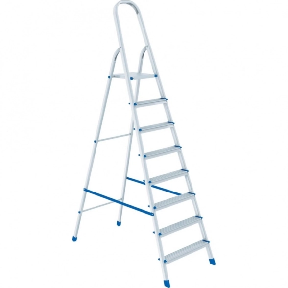 Стремянка РемоКолор 8ст. алюминий 1,66/2,44/3,7м 5,9кг