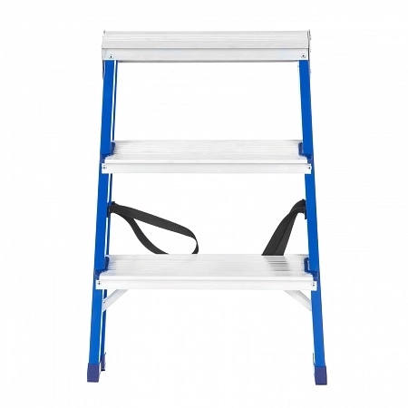 Стремянка РемоКолор 3ст. сталь 0,65/2,75м 3,25кг 2х-стор.